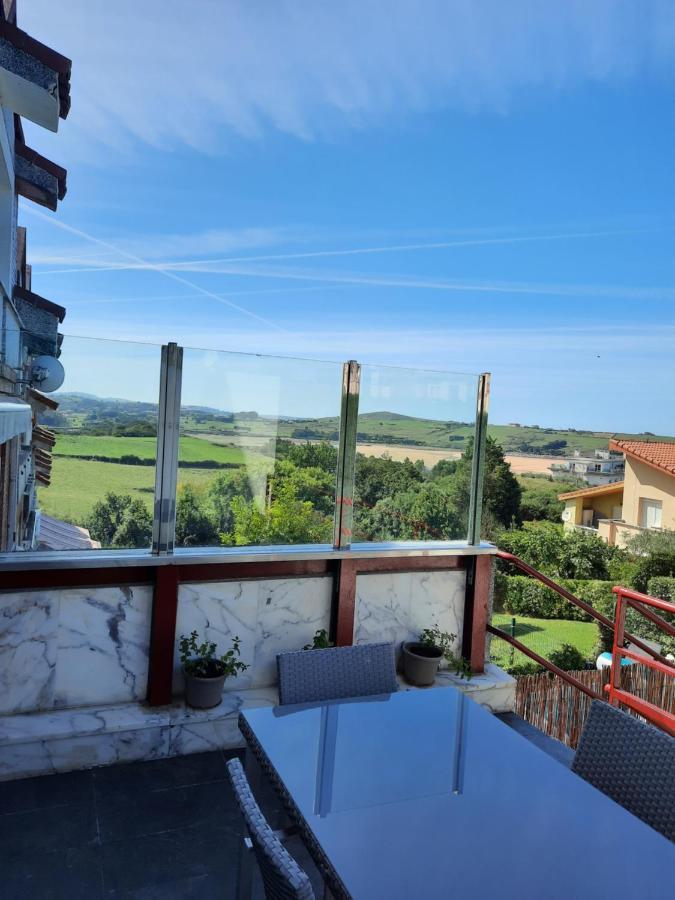 Apartamento Duplex Con Vistas Al Mar Los Girasoles Mogro Eksteriør billede